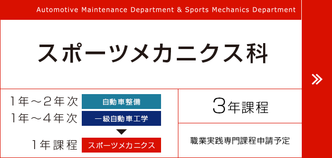 自動車整備・ボディリペア科