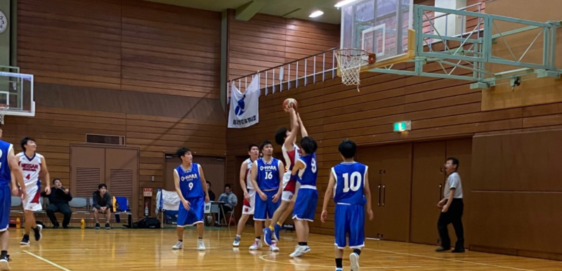 バスケ部 今年度卒業生 最後の試合 勝利 専門学校 日産京都自動車大学校
